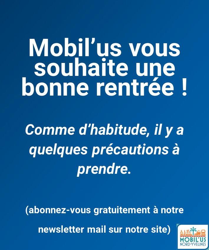 texte "Bonne rentrée !

Mais prenez vos précautions "